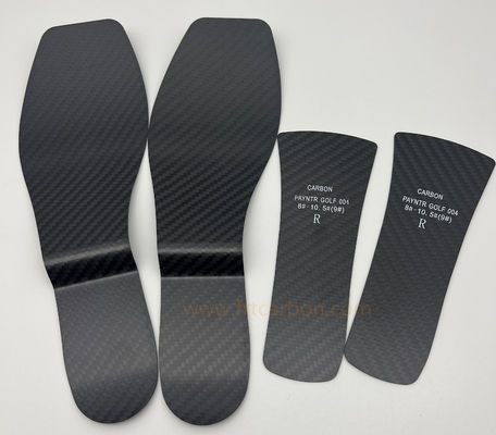 カスタム サッカー カーボンファイバー シューズ 内底 3k Twill マット カーボンファイバープレート 1.0mm 0.8mm