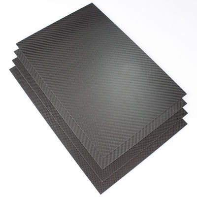 カーボンファイバーパネルシート 1mm 1.5mm 2mm 2.5mm 3mm Cncのために