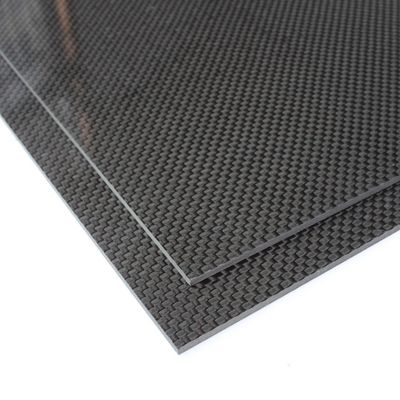 カーボンファイバーパネルシート 1mm 1.5mm 2mm 2.5mm 3mm Cncのために