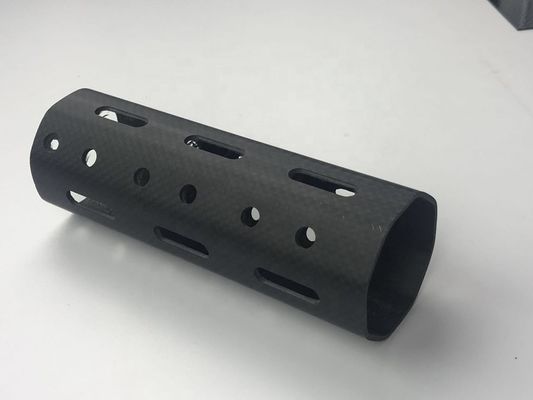 1インチ 1インチ 12インチ 炭素繊維の平方チューブ 高モジュール 3k 50mm
