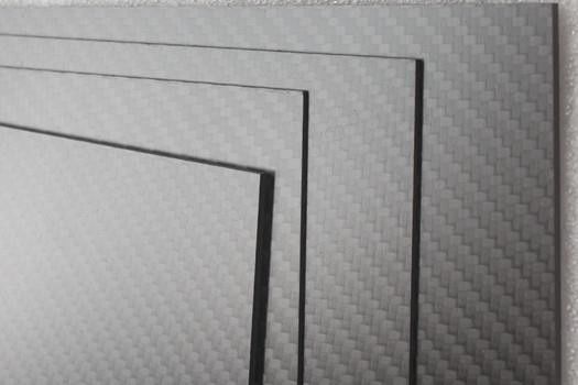 ホットプレス 1mm 1.5mm 2mm 3mm 4mm 3K Twill グランシーカーボンファイバーボード