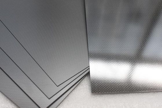 400mm × 500mm 大量生産 3K 平面 輝く炭素繊維パネル